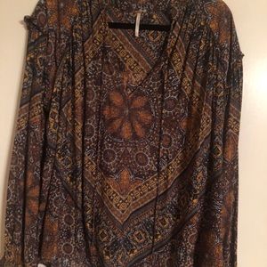 NWOT Free People peasant top